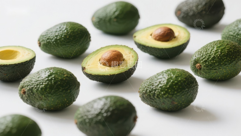 高清大图下载【趣麦麦图】新鲜牛油果展示