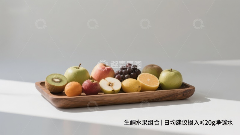高清大图下载【趣麦麦图】生酮水果组合，健康饮食新选择