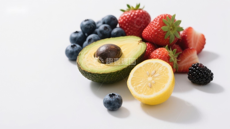 高清大图下载【趣麦麦图】新鲜水果组合展示