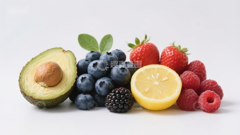 高清大图下载【趣麦麦图】新鲜水果组合展示