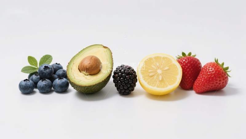 高清大图下载【趣麦麦图】新鲜水果排列展示