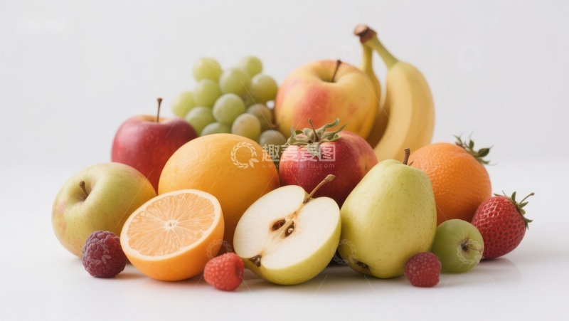 高清大图下载【趣麦麦图】新鲜水果组合展示