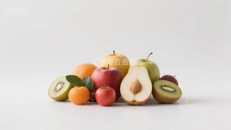 高清大图下载【趣麦麦图】新鲜水果组合展示