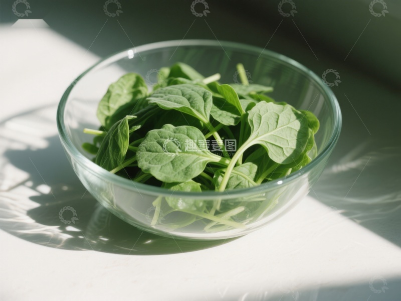 高清大图下载【趣麦麦图】阳光下的绿叶蔬菜