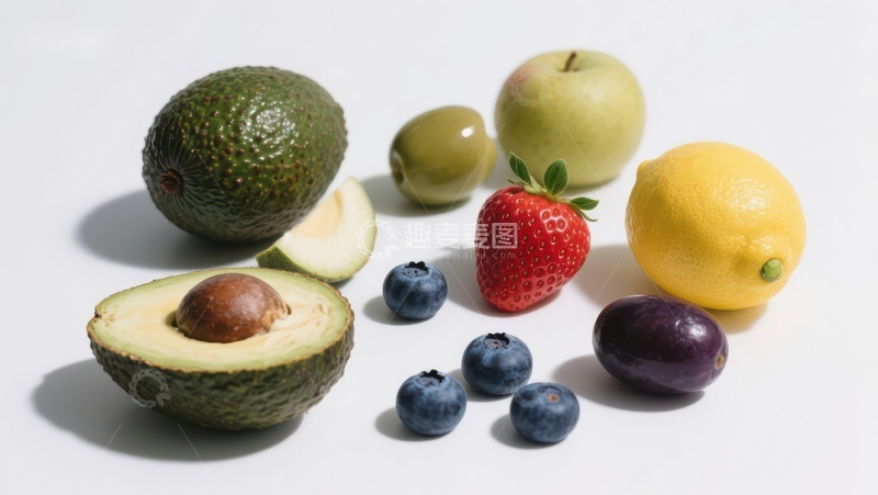高清大图下载【趣麦麦图】新鲜水果组合展示