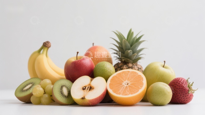 高清大图下载【趣麦麦图】新鲜水果组合展示