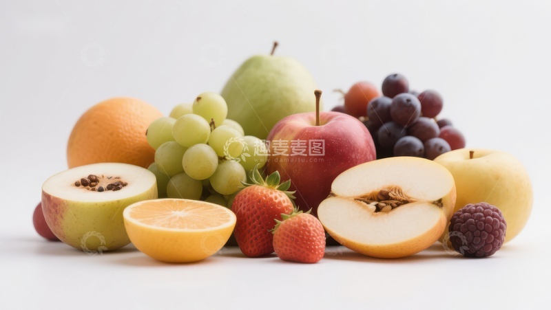 高清大图下载【趣麦麦图】新鲜水果组合展示