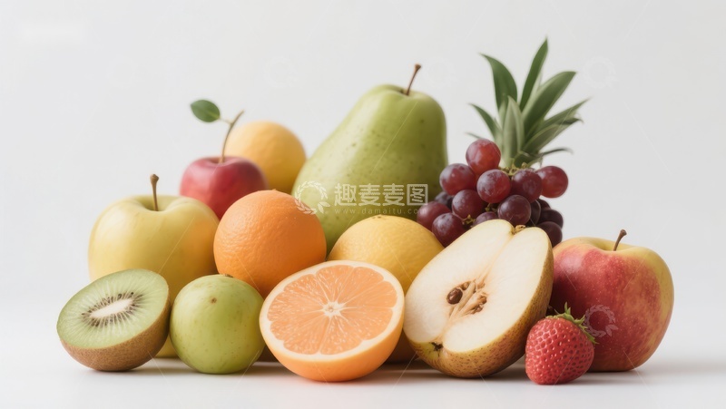 高清大图下载【趣麦麦图】新鲜水果组合展示