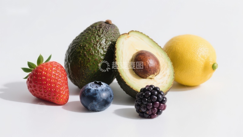 高清大图下载【趣麦麦图】新鲜水果组合展示