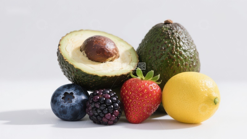 高清大图下载【趣麦麦图】新鲜水果组合展示