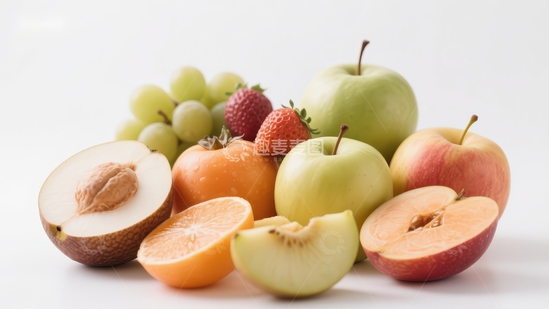 高清大图下载【趣麦麦图】新鲜水果组合展示