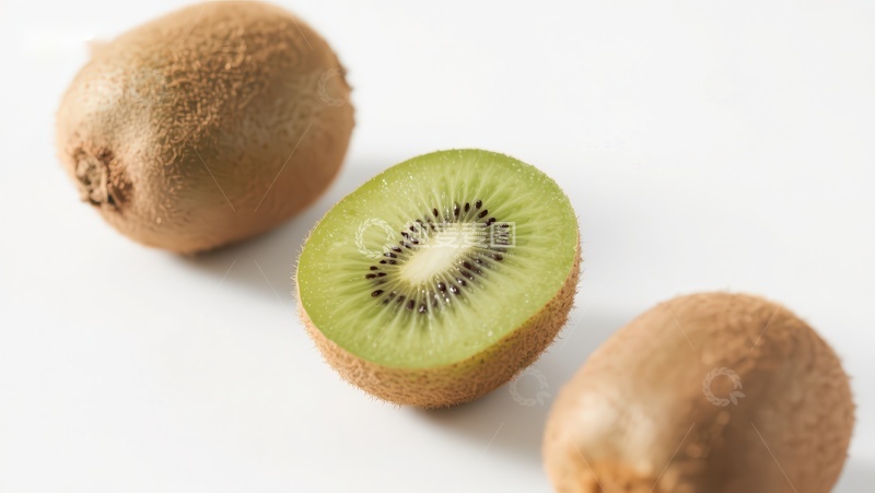 高清大图下载【趣麦麦图】新鲜猕猴桃切片展示