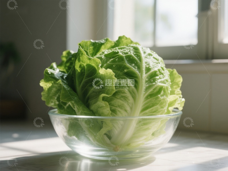 高清大图下载【趣麦麦图】阳光下的生菜