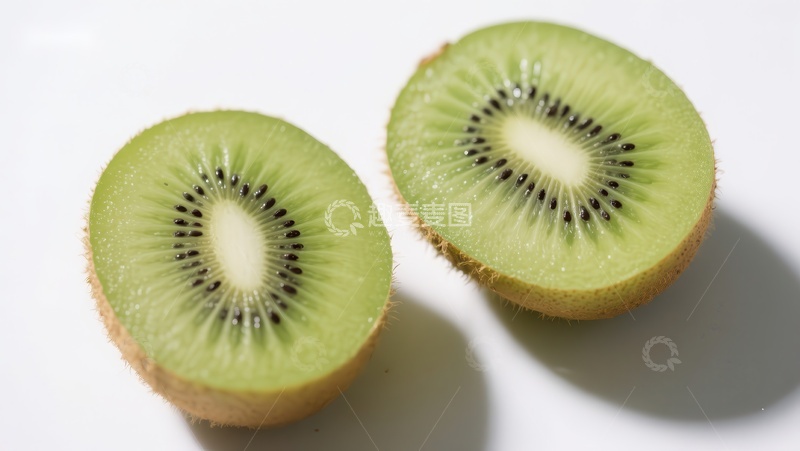 高清大图下载【趣麦麦图】新鲜切开的猕猴桃特写