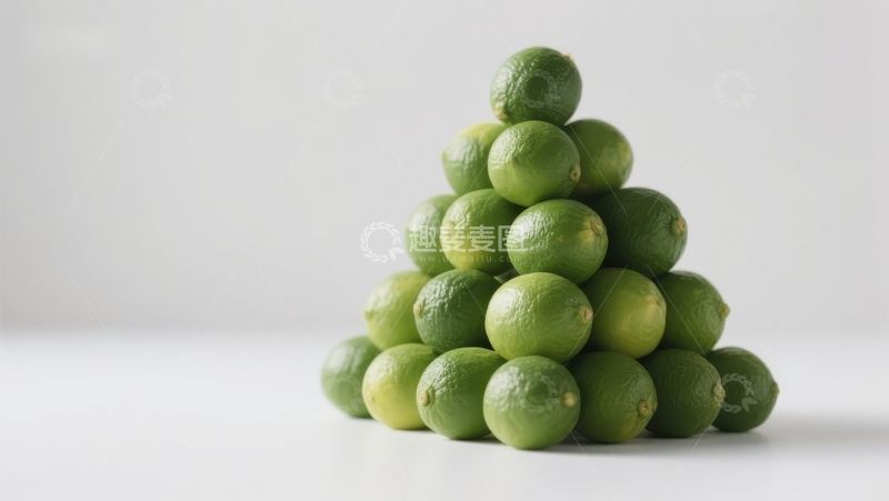 高清大图下载【趣麦麦图】青柠金字塔排列