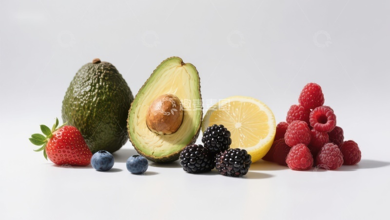 高清大图下载【趣麦麦图】新鲜水果组合展示