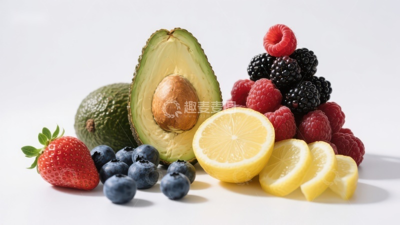 高清大图下载【趣麦麦图】新鲜水果组合展示