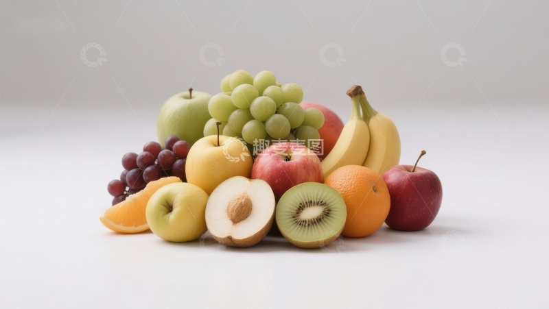 高清大图下载【趣麦麦图】新鲜水果堆叠展示