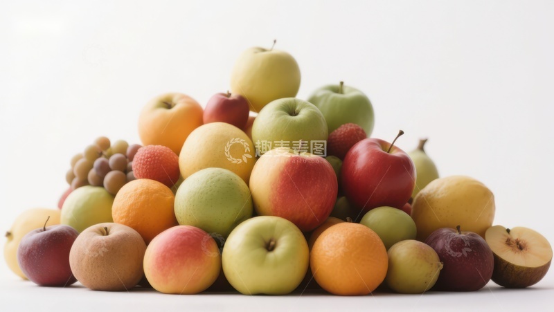 高清大图下载【趣麦麦图】色彩斑斓的水果堆