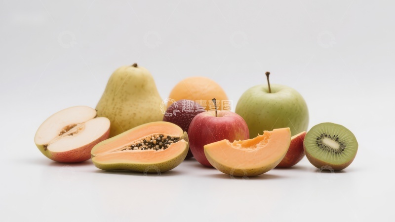 高清大图下载【趣麦麦图】新鲜水果组合展示