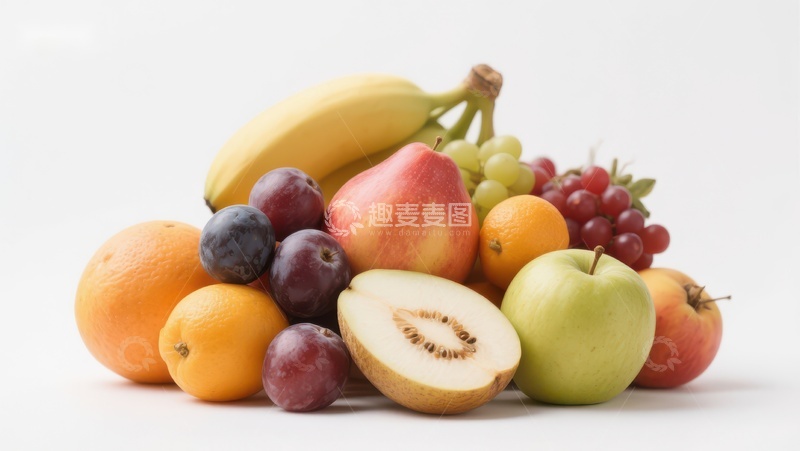 高清大图下载【趣麦麦图】新鲜水果堆叠展示