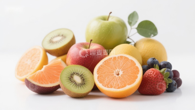 高清大图下载【趣麦麦图】新鲜水果组合展示