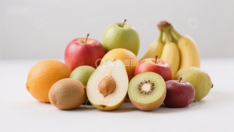 高清大图下载【趣麦麦图】新鲜水果组合展示