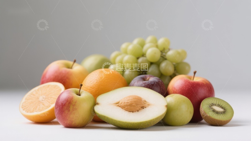 高清大图下载【趣麦麦图】新鲜水果组合展示
