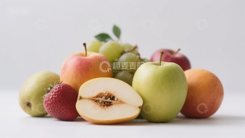 高清大图下载【趣麦麦图】新鲜水果组合展示