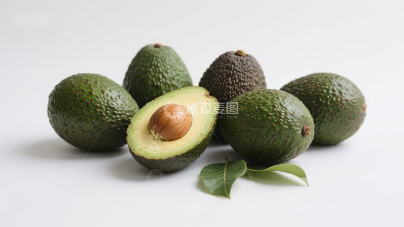 高清大图下载【趣麦麦图】新鲜牛油果展示