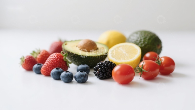 高清大图下载【趣麦麦图】新鲜水果组合展示
