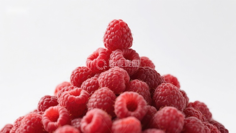 高清大图下载【趣麦麦图】新鲜红莓堆叠特写