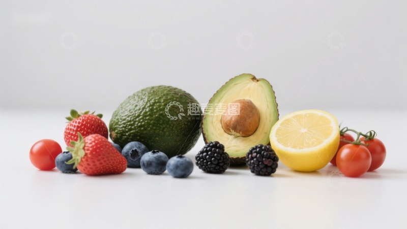 高清大图下载【趣麦麦图】新鲜水果组合展示