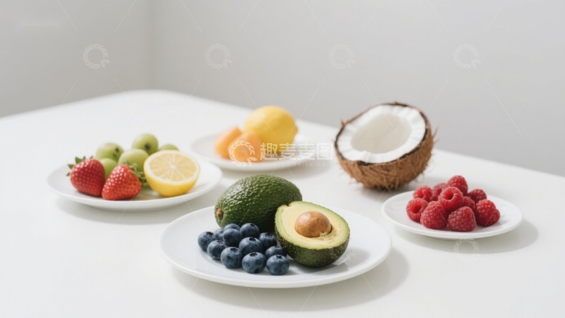 高清大图下载【趣麦麦图】新鲜水果拼盘展示