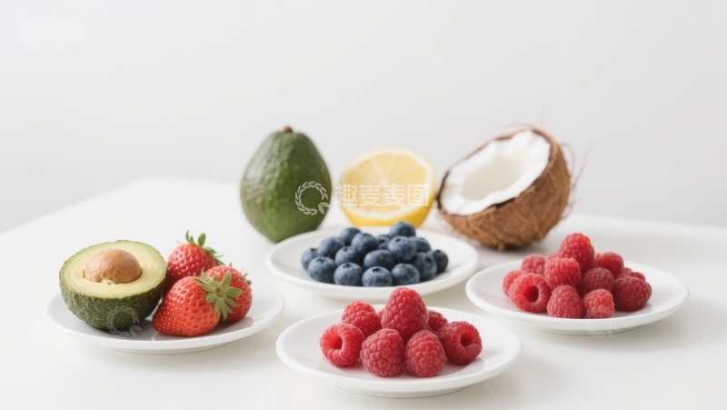 高清大图下载【趣麦麦图】新鲜水果拼盘展示