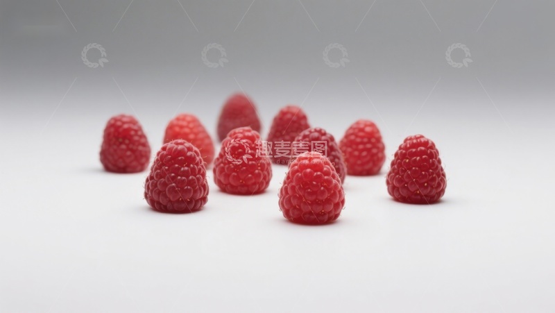高清大图下载【趣麦麦图】新鲜红莓整齐排列