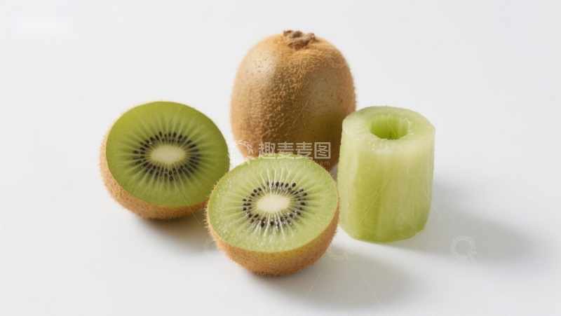 高清大图下载【趣麦麦图】新鲜猕猴桃切片展示
