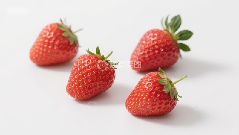 高清大图下载【趣麦麦图】新鲜草莓特写