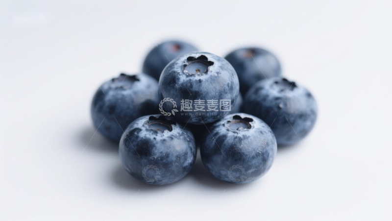 高清大图下载【趣麦麦图】新鲜蓝莓特写