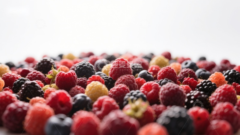 高清大图下载【趣麦麦图】新鲜浆果的多彩集合
