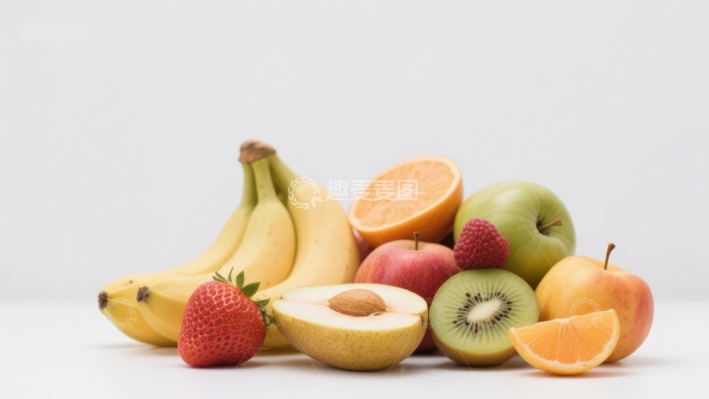 高清大图下载【趣麦麦图】新鲜水果组合展示