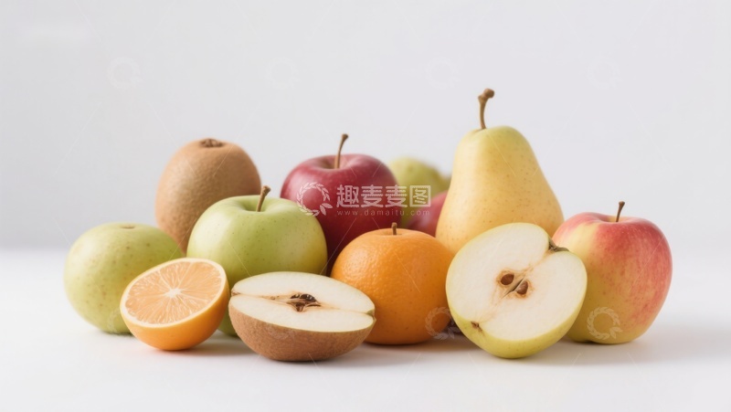 高清大图下载【趣麦麦图】新鲜水果组合展示