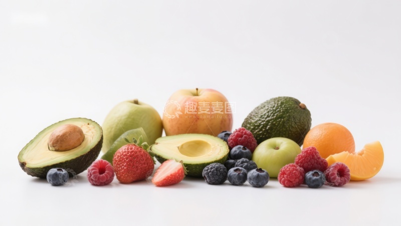 高清大图下载【趣麦麦图】新鲜水果组合展示