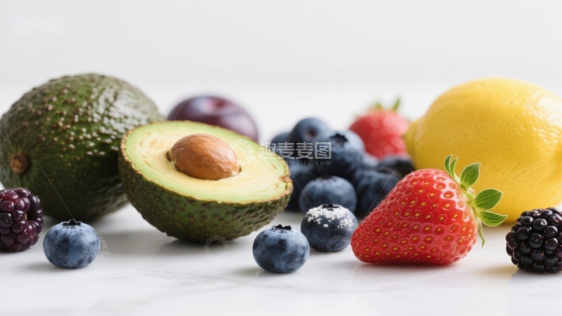高清大图下载【趣麦麦图】新鲜水果组合展示
