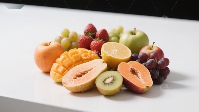 高清大图下载【趣麦麦图】新鲜水果组合展示