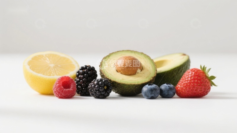 高清大图下载【趣麦麦图】新鲜水果切片展示