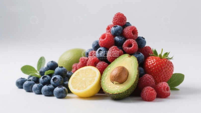 新鲜水果金字塔排列