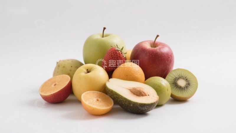 高清大图下载【趣麦麦图】新鲜水果组合展示