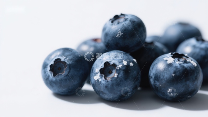 高清大图下载【趣麦麦图】新鲜蓝莓特写
