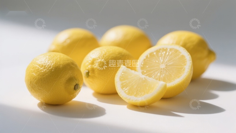 高清大图下载【趣麦麦图】新鲜柠檬静物摄影